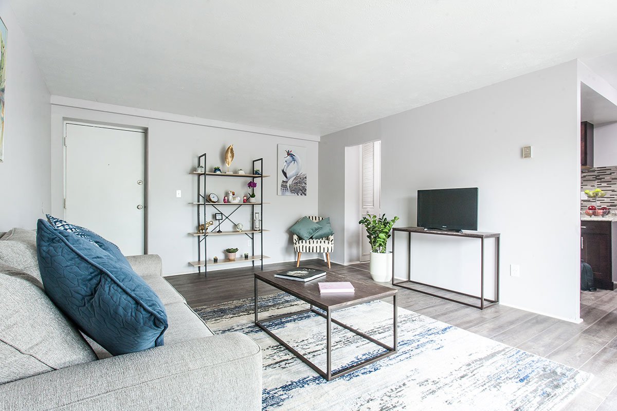 Smart apartment living room
